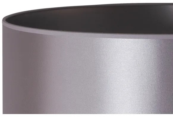 Duolla - Stojacia lampa CANNES 1xE27/15W/230V pr. 45 cm strieborná/čierna