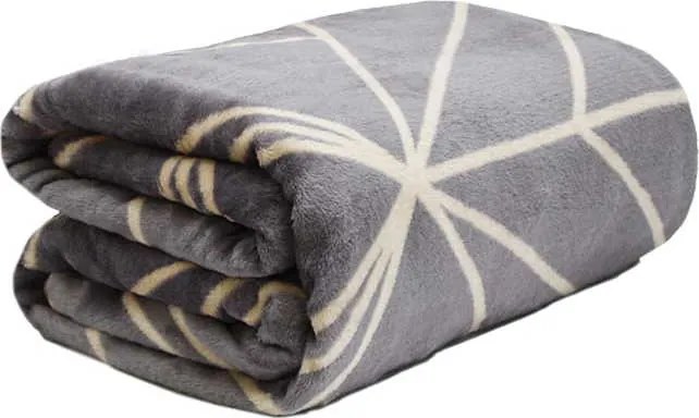 Deka prehoz CARLOS 150x200 cm - šedá