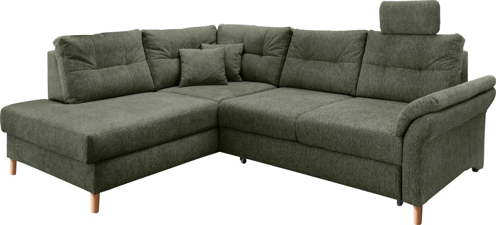 XXXLutz ROHOVÁ SEDAČKA, textil, tmavozelená Livetastic - Sedačky - 002310012741
