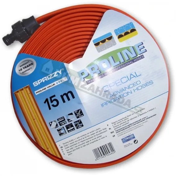 BRADAS Perforovaná záhradná hadica SPRIZZY 1/2" - 15 m