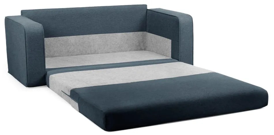 Modrá rozkladacia pohovka 160 cm Come – Bobochic Paris