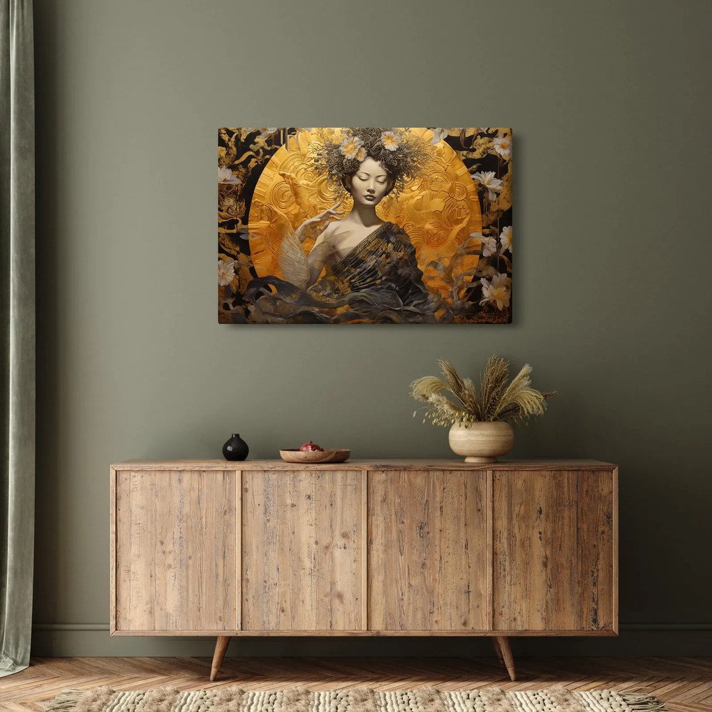 Obraz - Japonská dáma (90x60 cm)