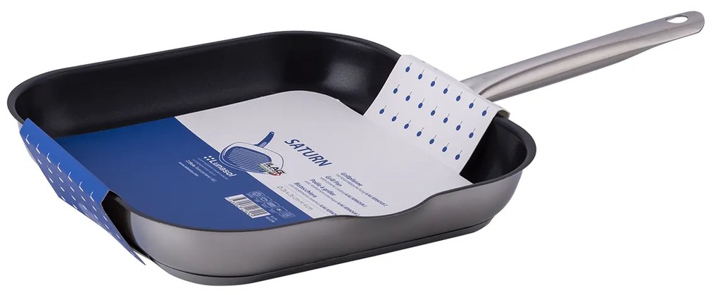 Panvica na grilovanie 26 x 26 cm, H: 4 cm - Saturn Lunasol - 601278