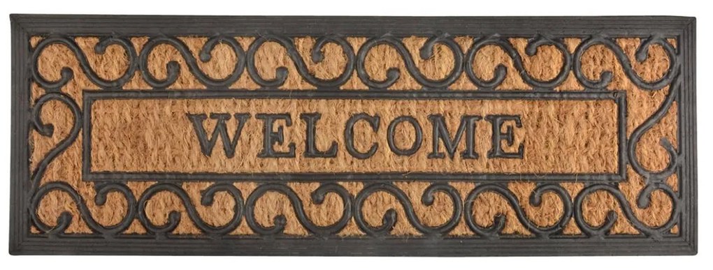 Esschert Design Vonkajšia rohožka Genevieve, 75x25 cm