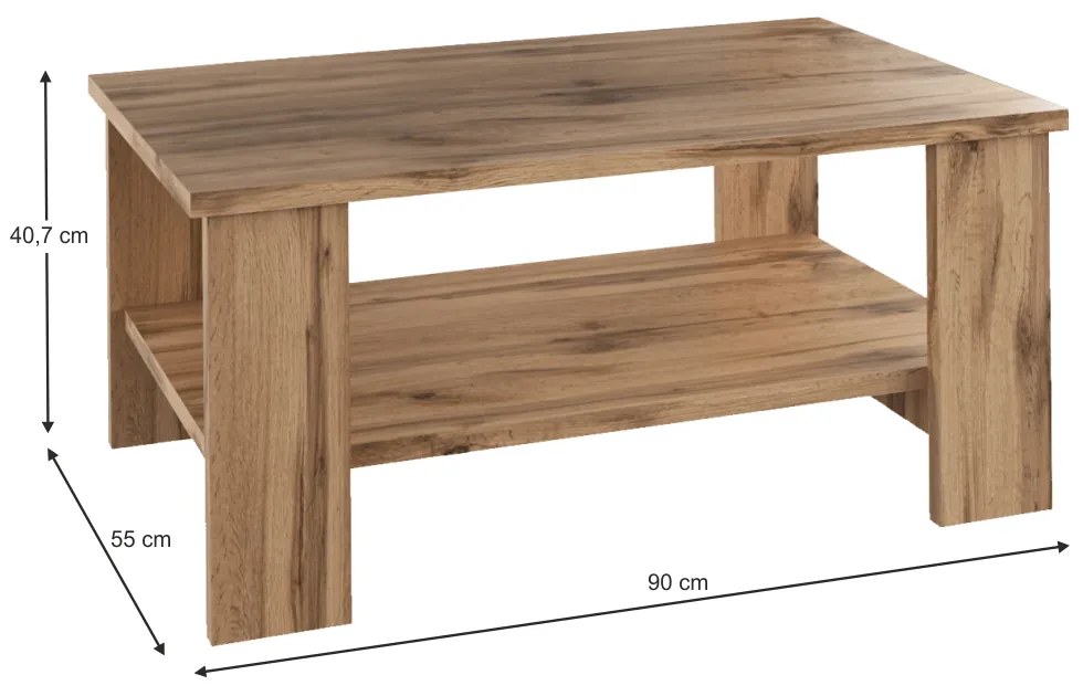 Tempo Kondela Konferenčný stolík, dub wotan, BERNARDO