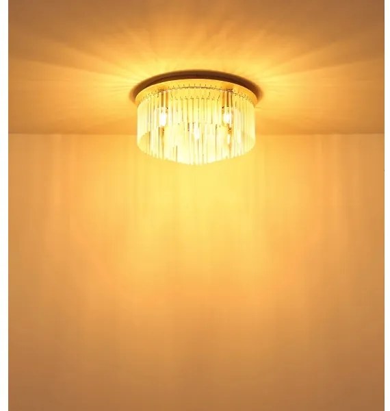 Globo 15698D1B - Stropné svietidlo GORLEY 5×E27/60W/230V, priemer 50 cm