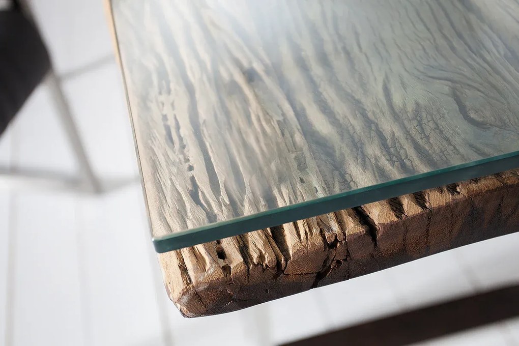 Jedálenský stôl EUPHORIA BARRACUDA 240 cm recyklované masívne teakové drevo 40 mm