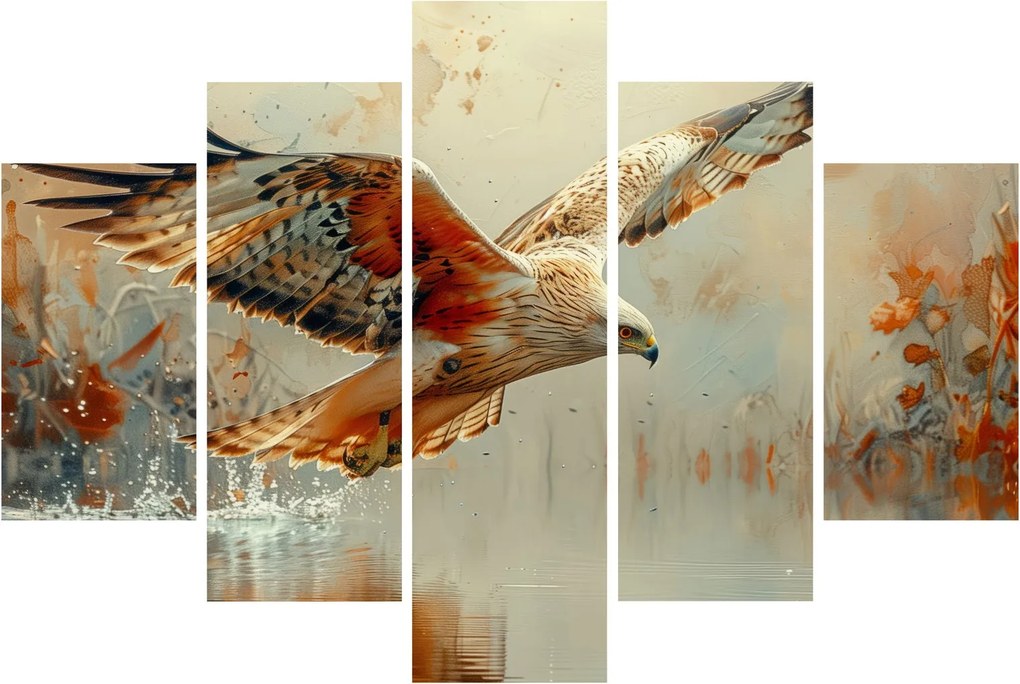 Obraz - Dravý vták (150x105 cm)