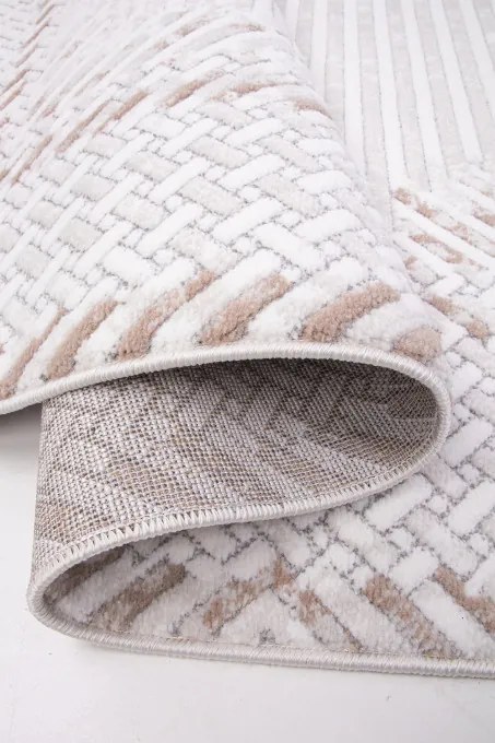 Koberec BUTIK 347 krémový / hnedý