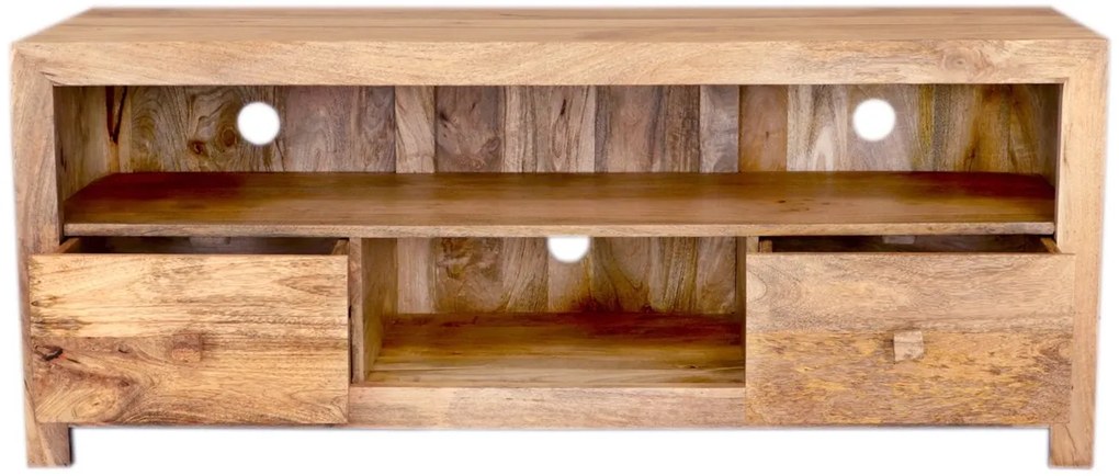 furniture-nabytek.cz - Dřevěný stolek pod tv 150x60x45 z masivu mango