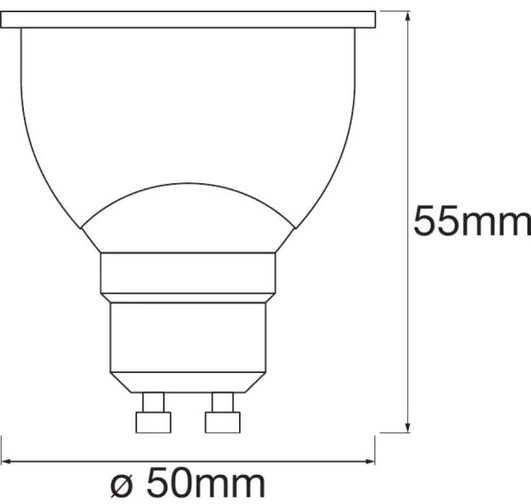 SADA 3x LED Stmievateľná žiarovka SMART+ GU10/5W/230V 2700K-6500K - Ledvance