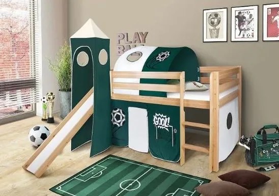 Tunel do vyvýšenej detské postele - FUTBAL