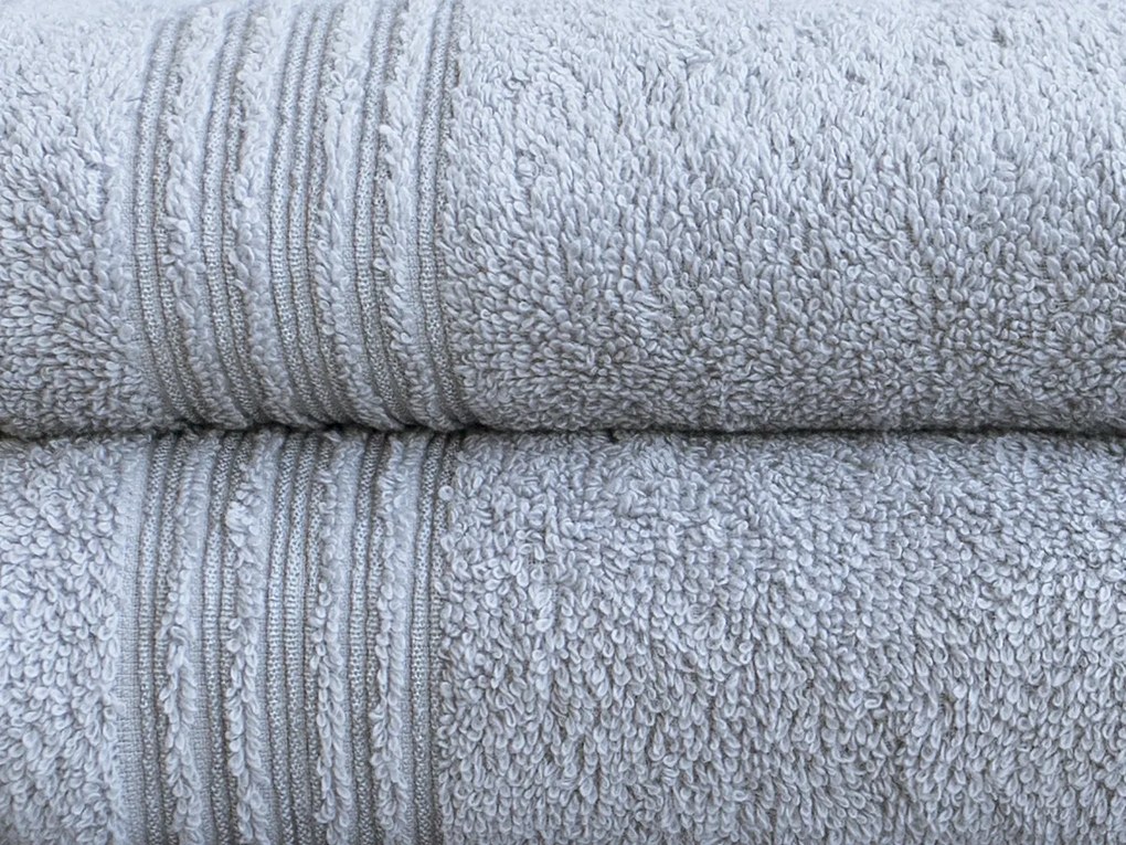 WALIA® Froté uterák AKALI - svetlo sivý 50x90 cm