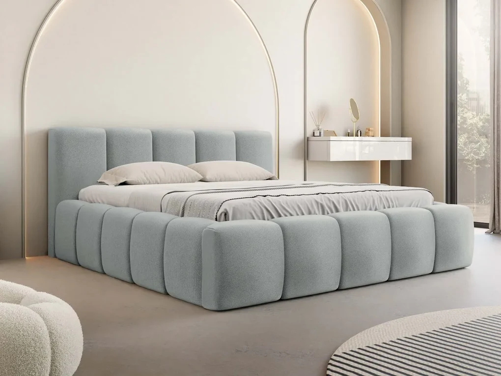 Čalúnená postel Ubipra, Rozmer postele: 160x200, Farby: Kronos 22