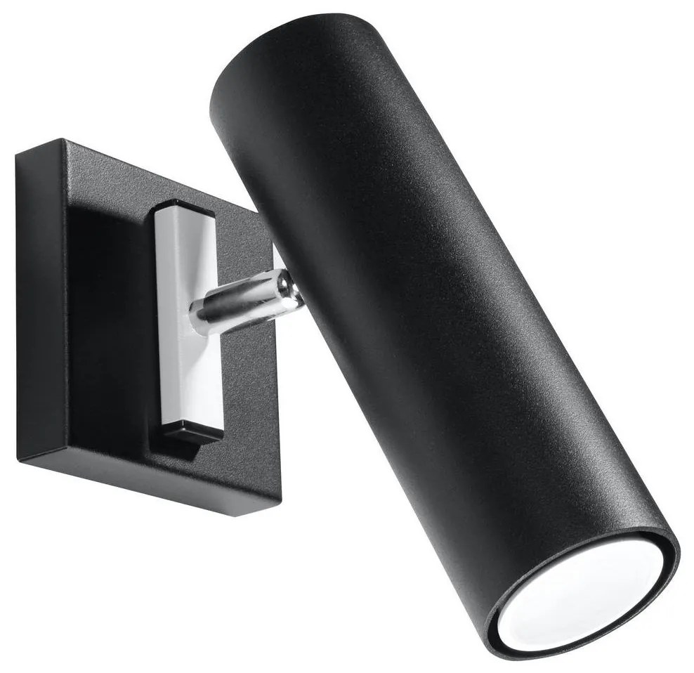 Nástenné bodové svietidlo DIREZIONE 1xGU10/40W/230V čierna