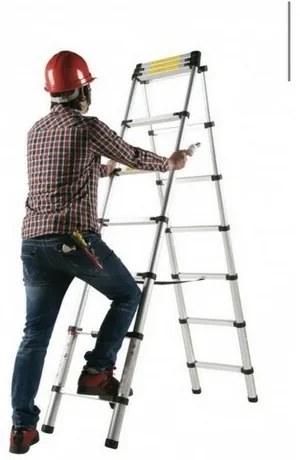 Teleskopický rebrík 2 x 2,8 m