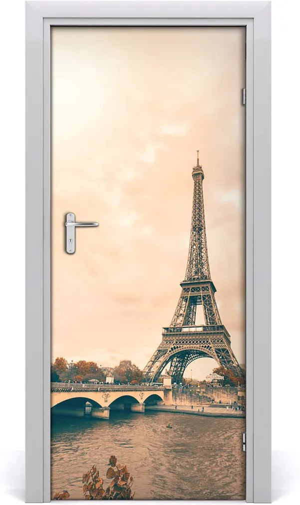 Fototapeta samolepiace na dvere  Eiffelova veža