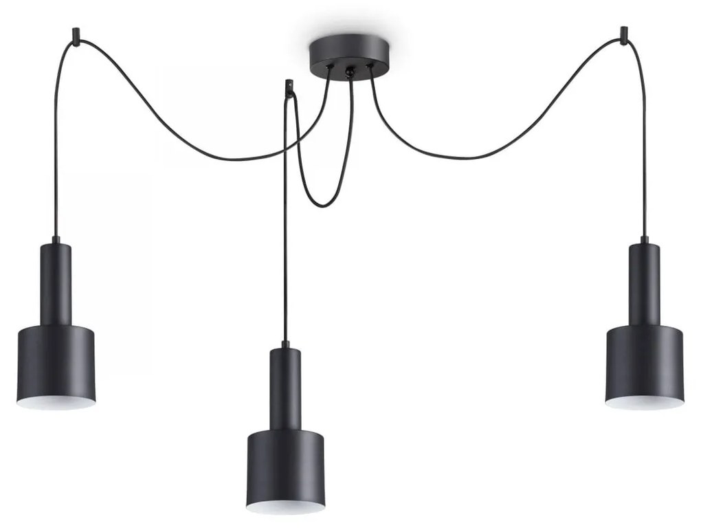 Závesné svietidlo IDEAL LUX HOLLY SP3 NERO 231594