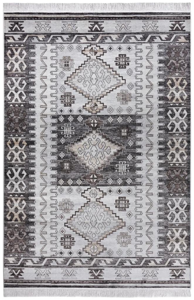 ELLE Decoration koberce Kusový koberec Ghazni 105044 Grey, Multicolored - 95x140 cm