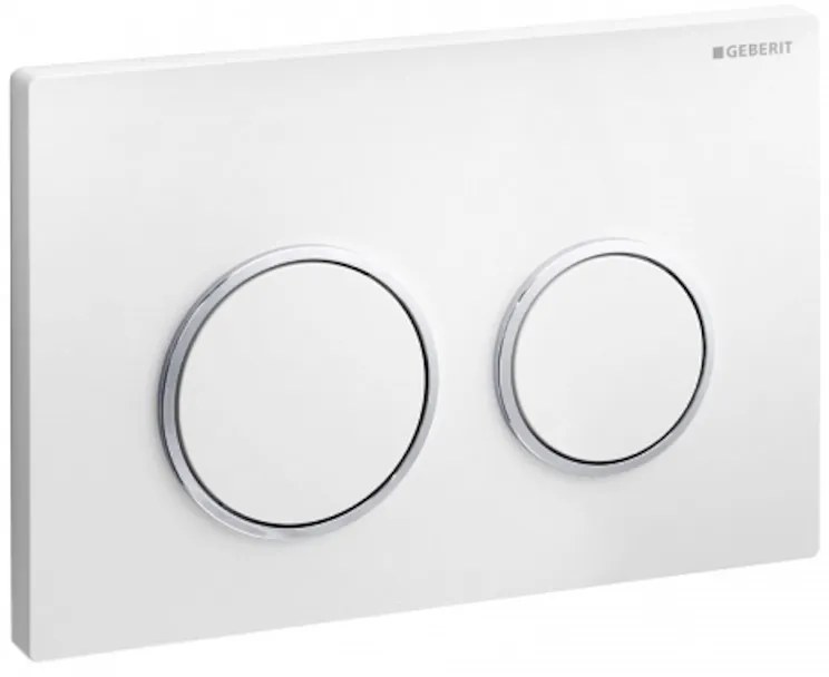 Ovládacie tlačidlo Geberit Omega20 plast biele 115.085.KJ.1