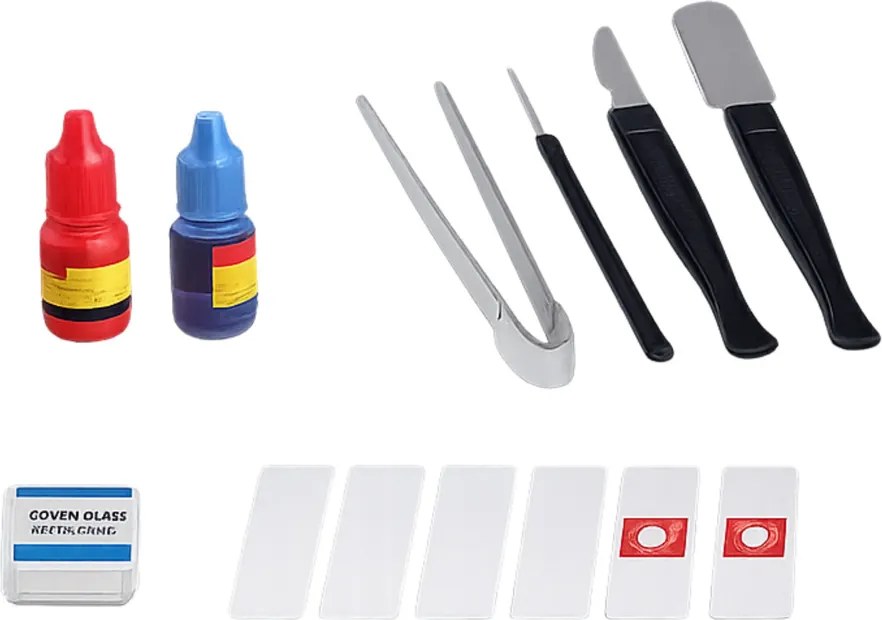 LEAN Toys Vzdelávací mikroskop pre deti s príslušenstvom, zväčšenie 300x