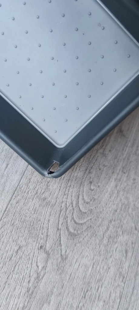 Kesper 2. akosť - Organizér do zásuvky, sivý, protišmykový, s priehradkou GREY 33 x 23 cm