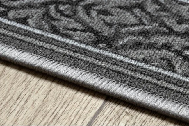 Protišmykový behúň ST.TROPEZ 94 sivý, rám - Výpredaj