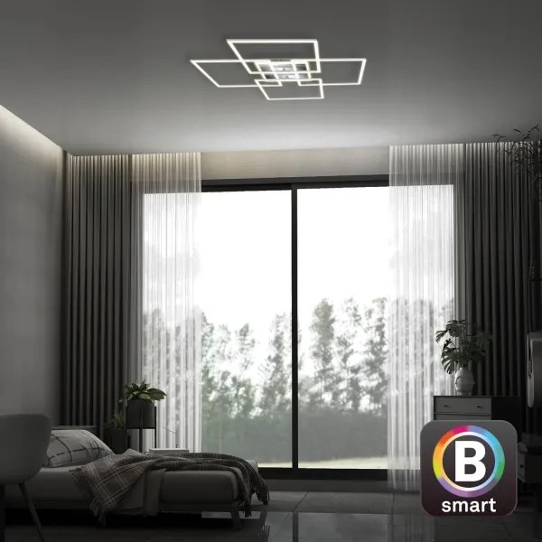Brilo - LED Stmievateľný prisadený luster FRAME LED/50W/230VWi-Fi Tuya + DO