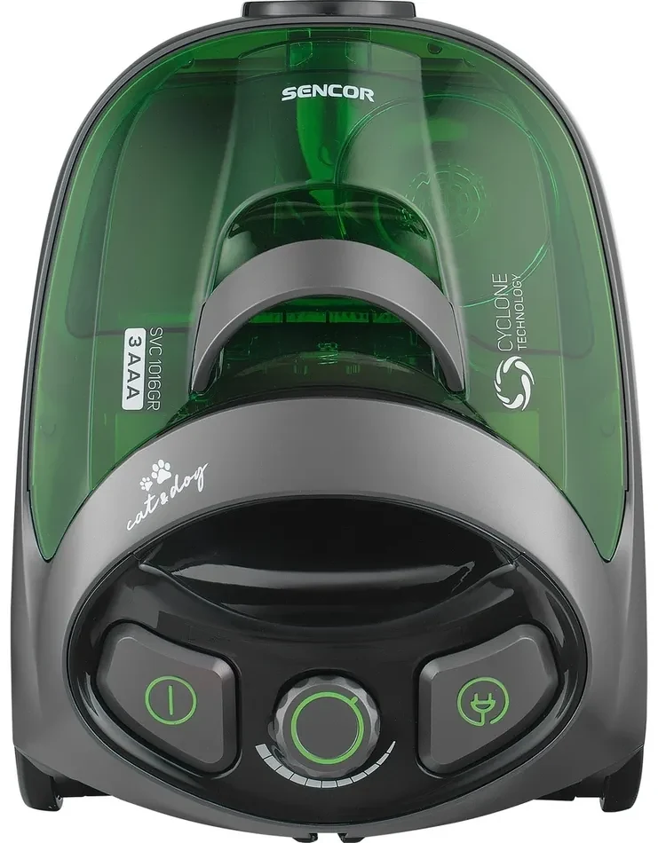 Sencor SVC 1016GR 3AAA bezvreckový vysávač