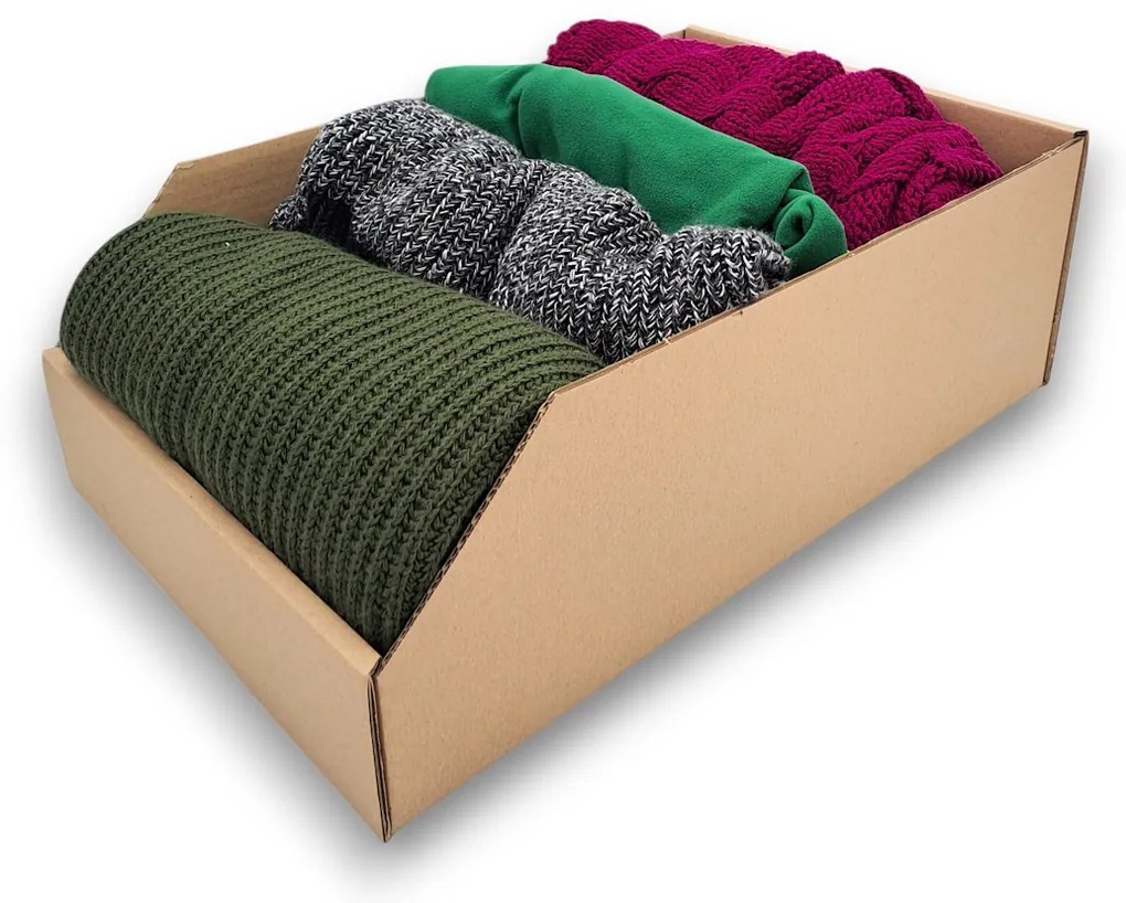 KARTON PAK Úložné boxy na oblečenie, organizéry do skrine EKO KARTON 30 x 47 cm