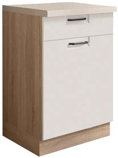 Skrinka do kuchyne Favorit 4d Sonoma/White