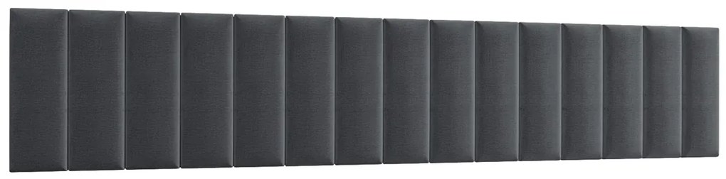 Čalúnený panel na stenu Quito 20x60 cm - čierna