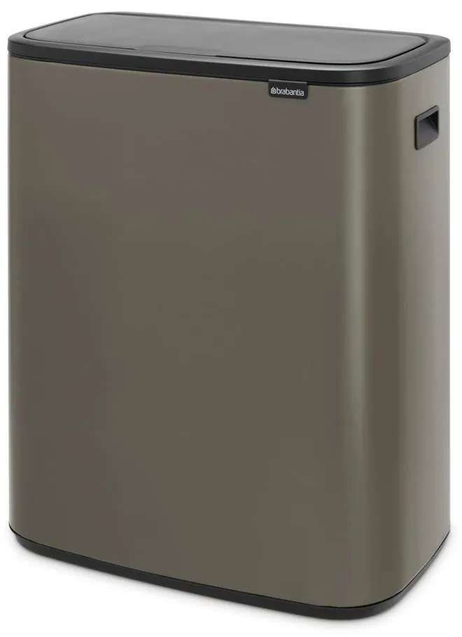 Sivý dotykový oceľový odpadkový kôš 60 l Bo Touch Bin – Brabantia