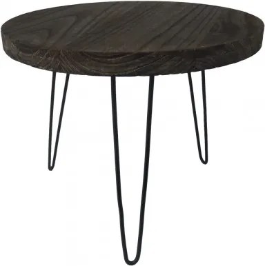 Konferenčný stolík Shape 50x42x50 (tmavé drevo)