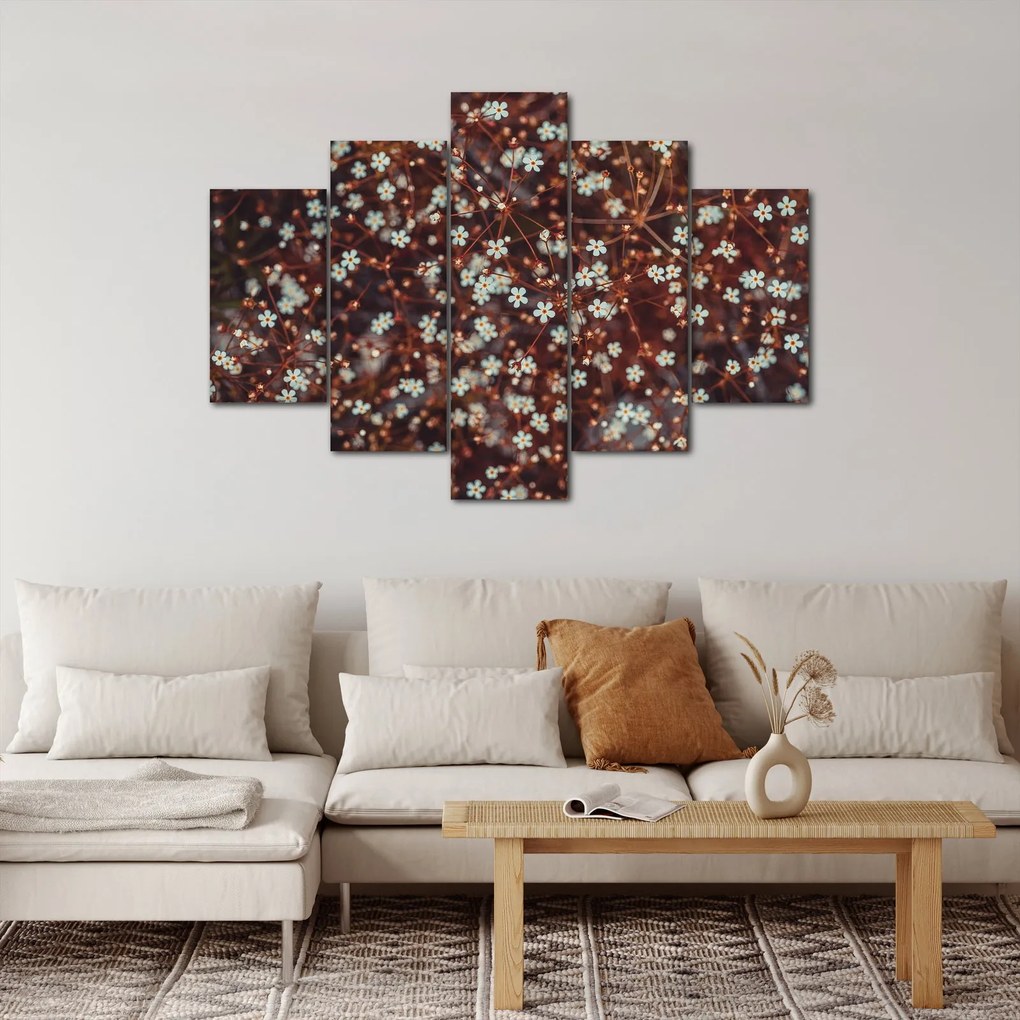 Obraz kvetu Nezábudky lesnej (150x105 cm)