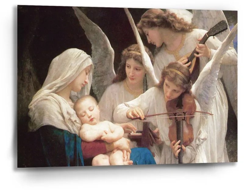 Sablio Obraz Panna s anjelmi - William-Adolphe Bouguereau - 90x60 cm
