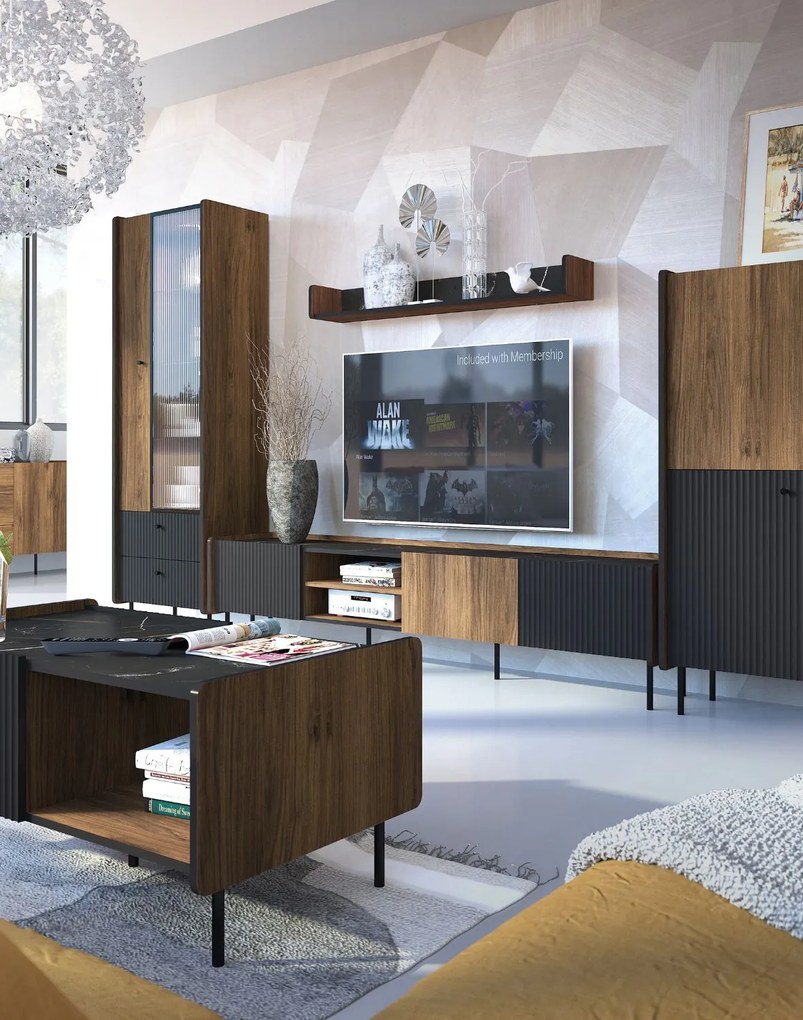 Loftová TV skrinka na nožičkách Prestigo P7