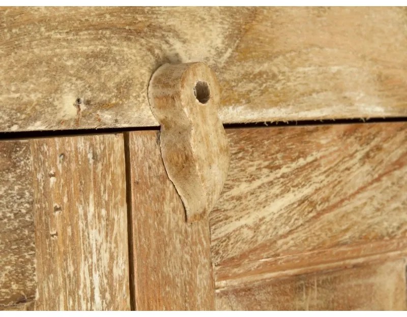furniture-nabytek.cz - Masívna šatní skriňa Patina z mangového dreva, lakovaná, prírodná farba