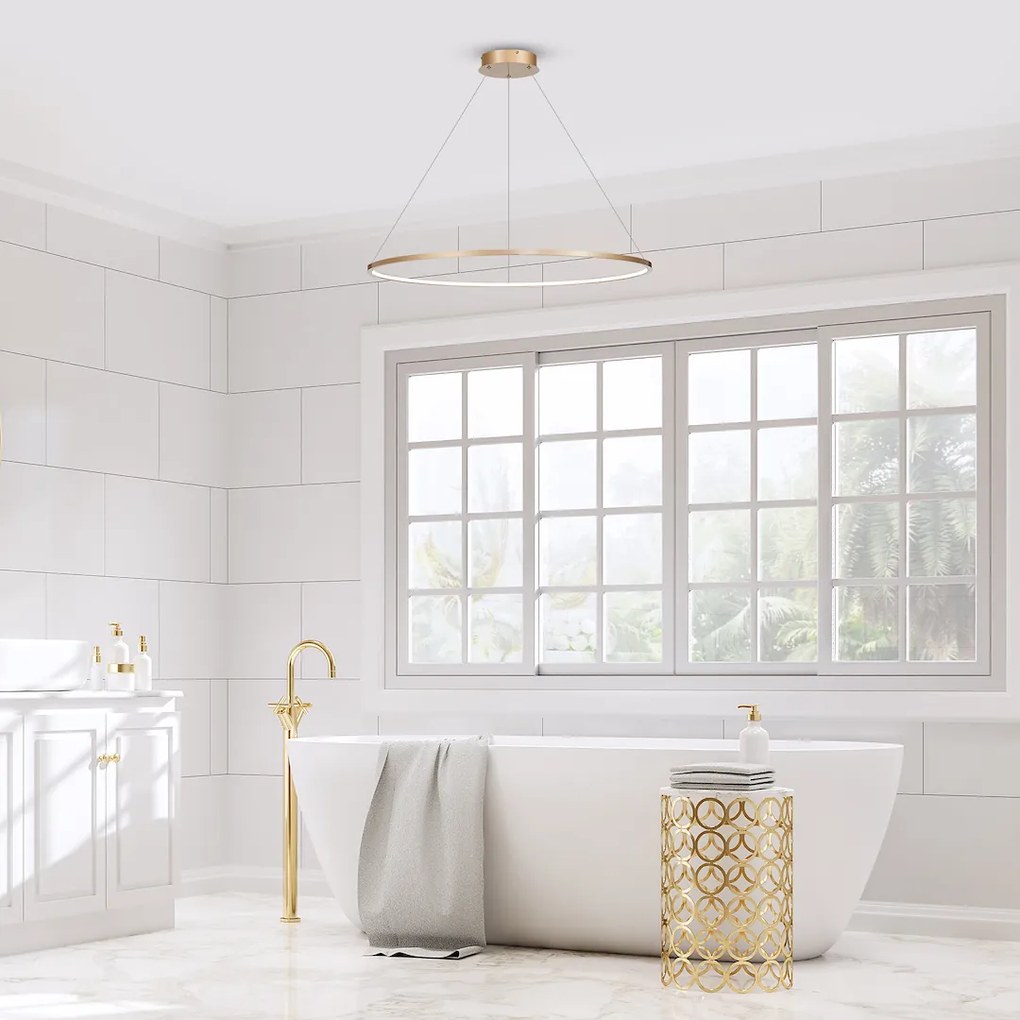 Závesné LED svietidlo Saturno, 1x LED 57w, 4000k, g