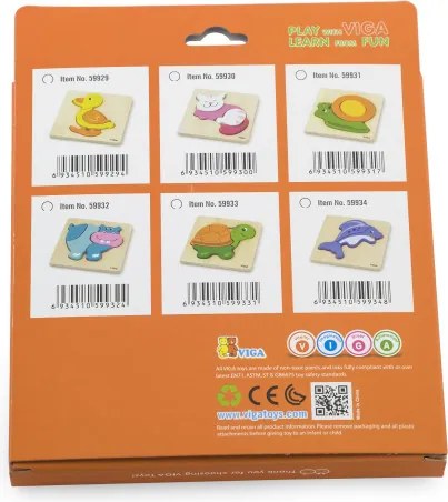 Prvé detské puzzle Viga 59934 rybka