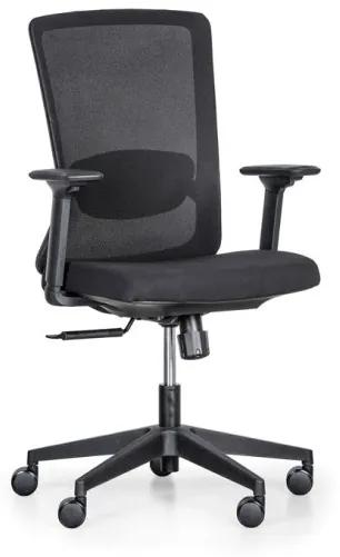 Kancelárska stolička KIRK, čierna