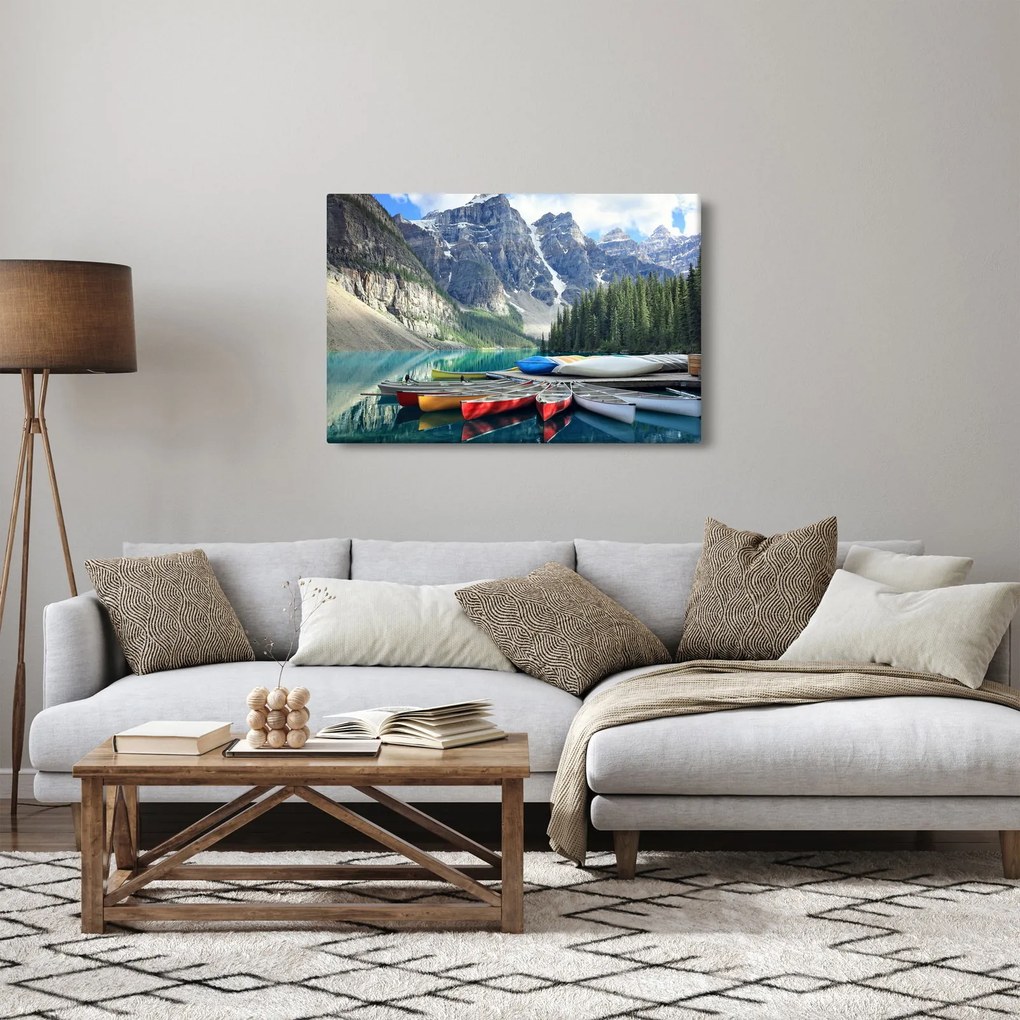 Obraz - Moraine Lake (90x60 cm)