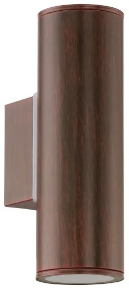 Eglo 94105 - LED vonkajšie osvetlenie RIGA 2xGU10/3W/230V IP44