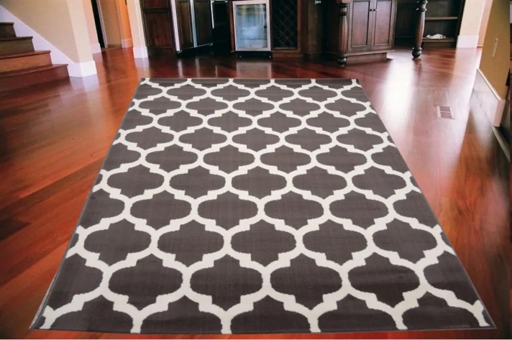 Kusový koberec PP Makao hnedý, Velikosti 120x170cm