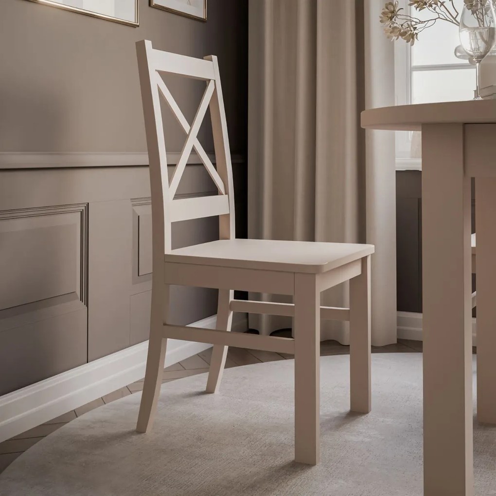 JEDÁLENSKÝ SET LORENA STÔL + 4 STOLIČKY KAŠMÍR 100 / 140 cm