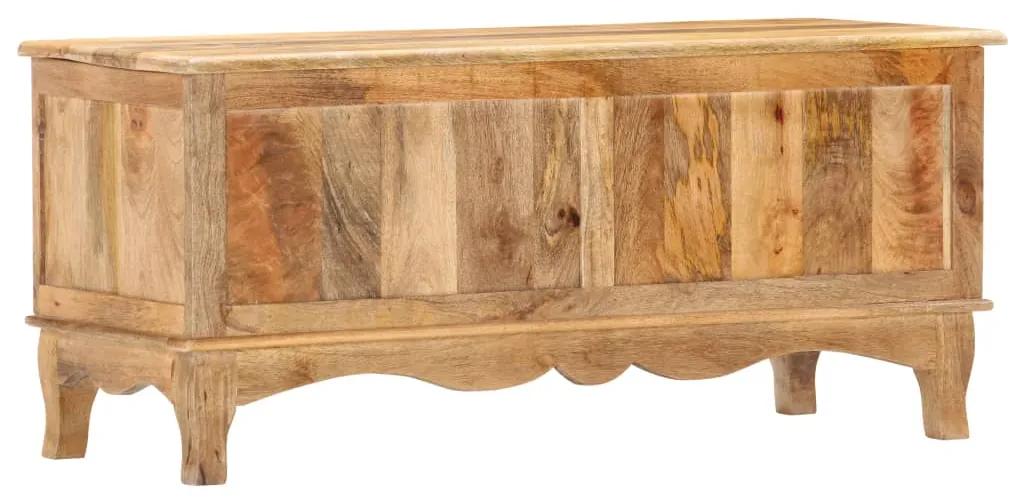 vidaXL Úložný box 100x38x45 cm masívne mangovníkové drevo