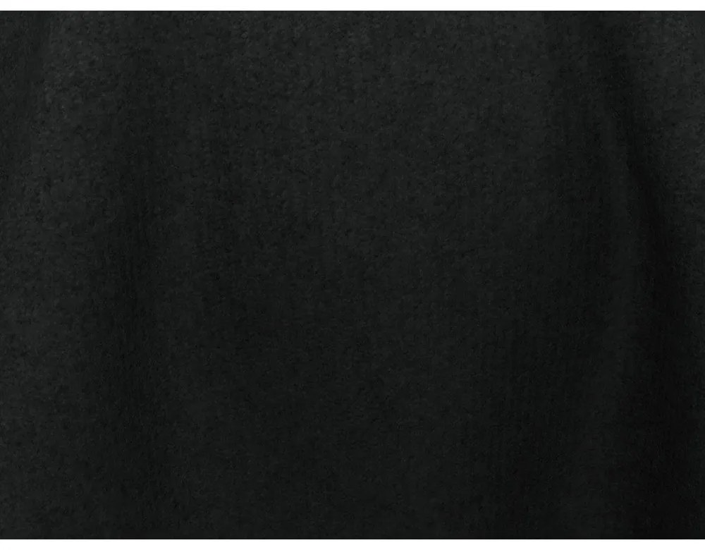 Čierne čalúnené jedálenské kreslo Maia – Makamii