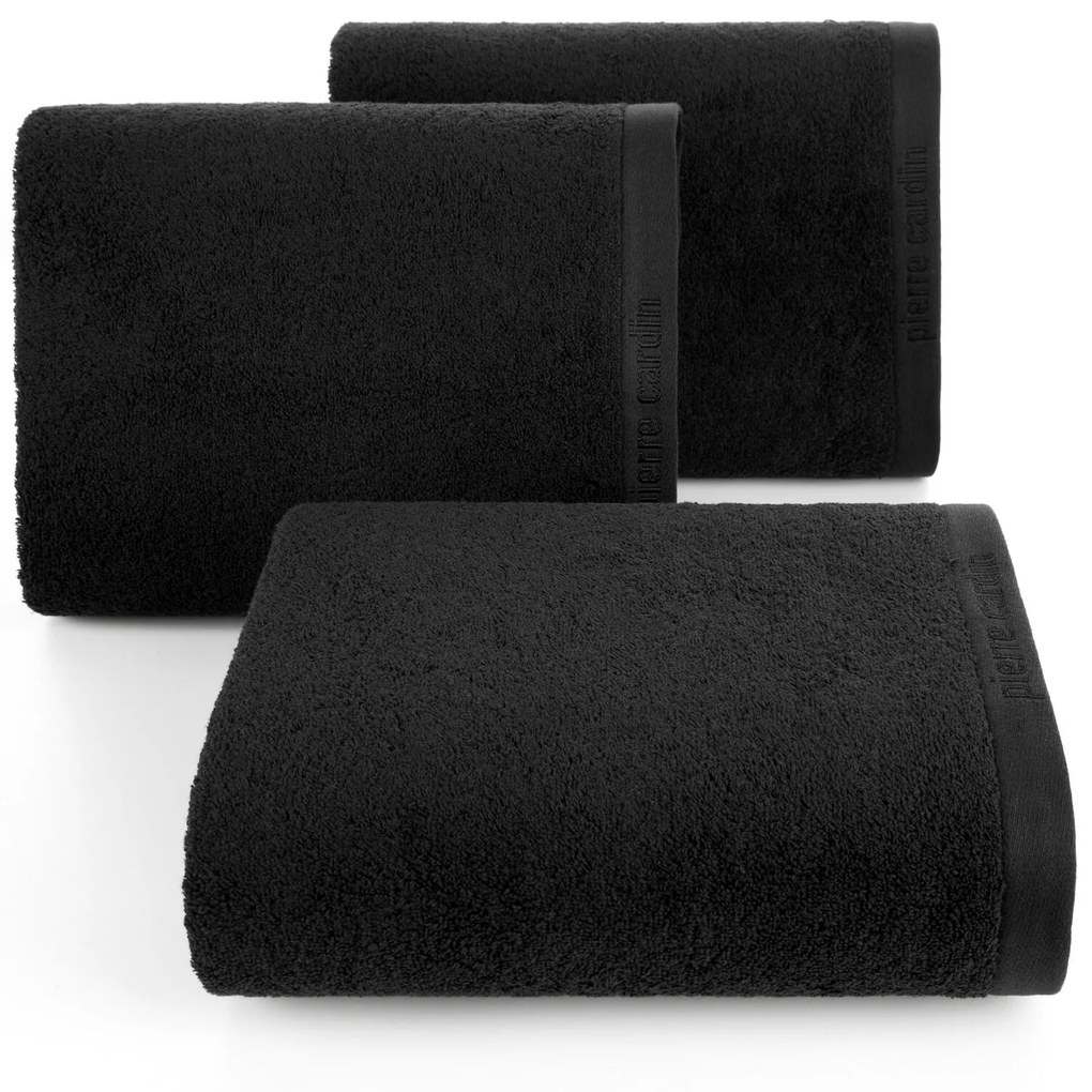 BAVLNENÝ UTERÁK PIERRE CARDIN EVI SADA 6KS 50X90 CM ČIERNA