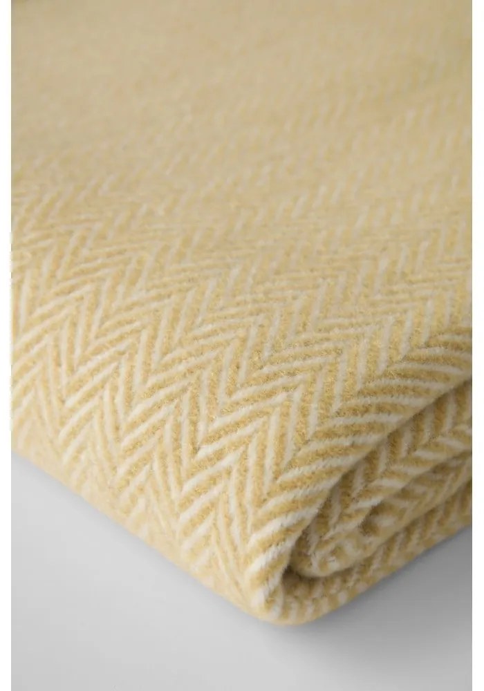 Sivohnedý pléd s podielom bavlny Euromant Skyline, 140 × 180 cm