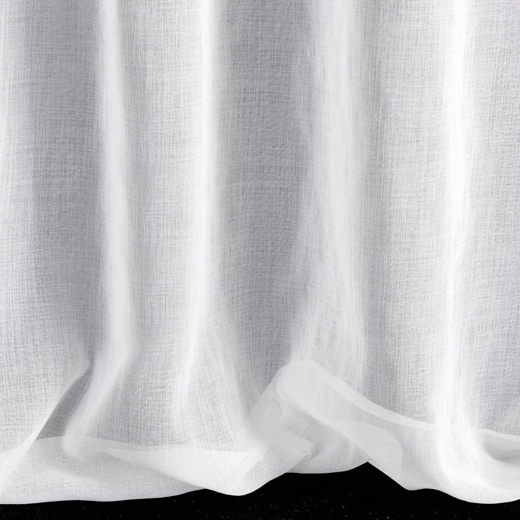 ZÁVES NA PÁSKE STELLA 140X270 CM BIELA